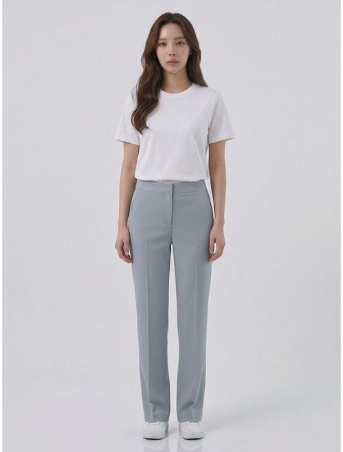 샤트렌 민트그린 하이웨스트 슬림핏 정장팬츠 HCBMPT101
