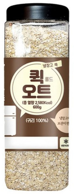 대구농산 냉장고쏙 퀵 롤드 오트, 600g, 1개