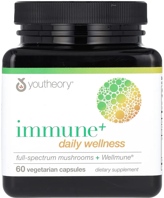 Youtheory Immune+ 데일리 웰니스 베지 캡슐 60정, YoutheoryImmune데일리웰니스베지캡슐60정, 1개 - 쿠팡