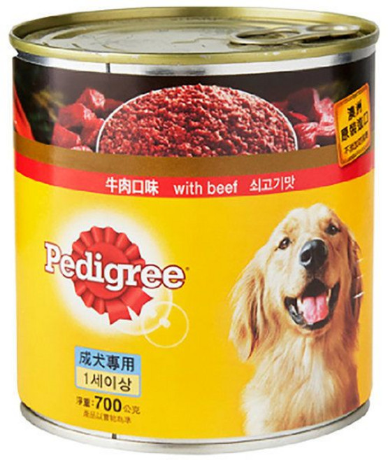 테온셀 페디그리 가수분해 강아지캔 700g 12개세트, 소