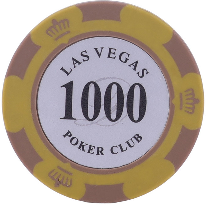 고니표 국제규격 데칼크레이 카지노칩 포커칩 홀덤칩 20P, 숫자1000 x 20개, 1개