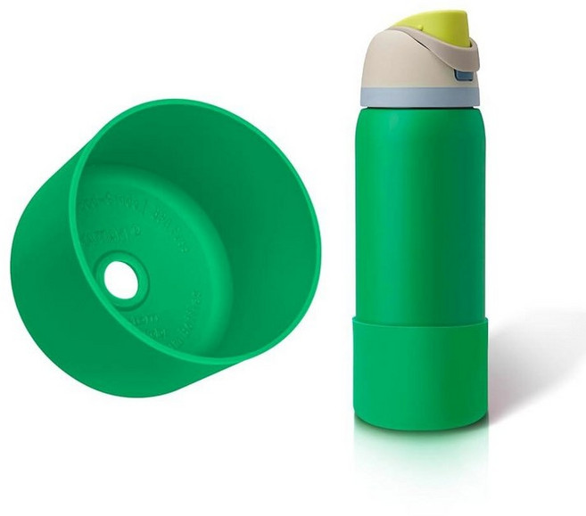 Silicone Boot for Owala FreeSip 32 Oz Higher Water Bottle Scratch-Resistant Bottom Sleeve Protec, 퍼팅 그린