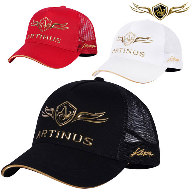 아티누스 낚시 매쉬 캡모자 AC-397 낚시모자 바다낚시, AC-397-화이트-프리사이즈