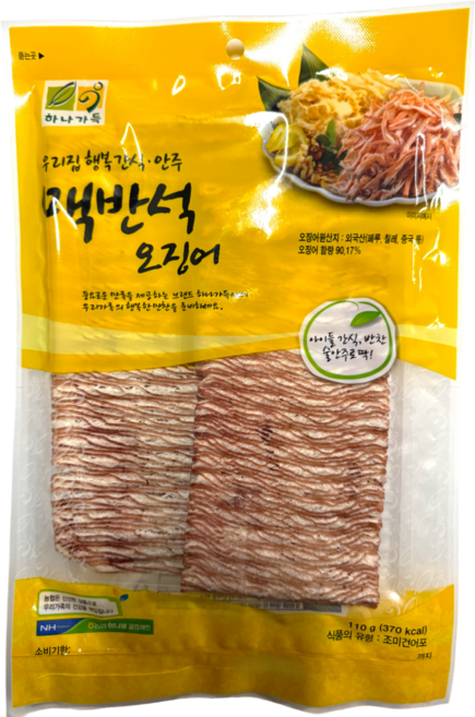 [농협] 하나가득 맥반석 오징어, 1개, 110g