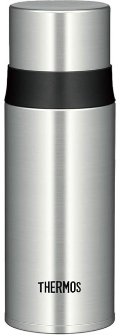 Thermos 스테인리스 슬림 보틀 350ml(0.35L) 스테인리스 블랙 FFM-350 SBK, 350ml