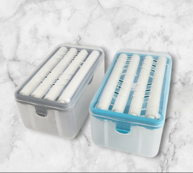 손세탁 비누롤러 거품기 비누 홀더 손빨래 케이스, 그레이, 1개