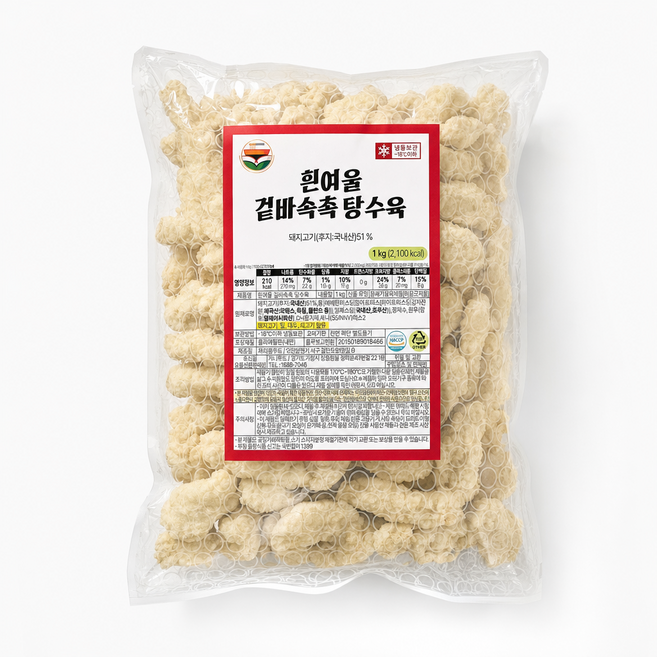 흰여울 겉바속촉 탕수육, 1개, 1kg