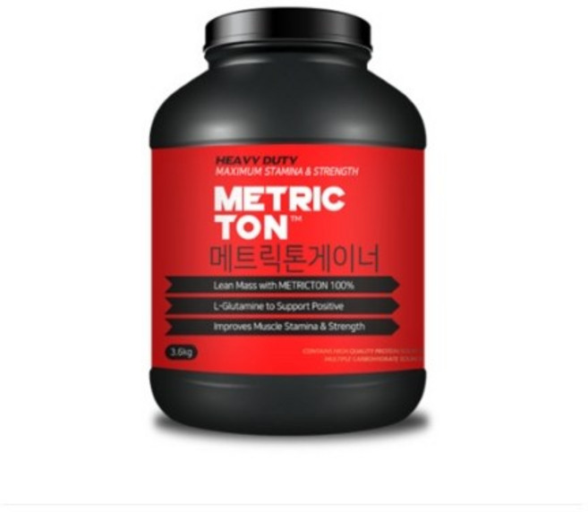 메트릭톤 게이너 단백질 헬스 보충제, 1개, 1.6kg
