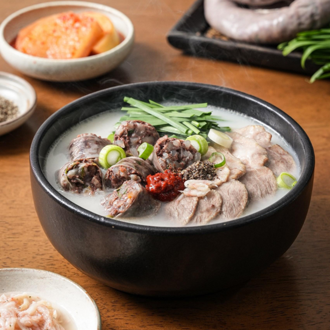 더웅촌 순대국 4팩 집에서 먹는 식당 순대국, 4개, 750g