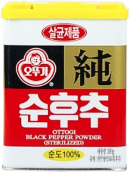 오뚜기 순후추(캔) 100g x2개, 2개