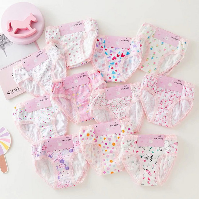 女童純棉內褲組 可愛印花透氣舒適