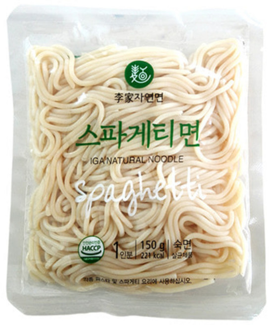 실온보관 반조리 생 스파게티면 (150g x 30인분) 업소용 카페용 식당용 식자재 2분조리완성, 150g, 30개