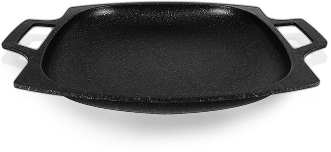 라체나 멀티 사각 인덕션 그리들 볶음 전골 라면 구이 요리 캠핑 불판, 1개, 32cm