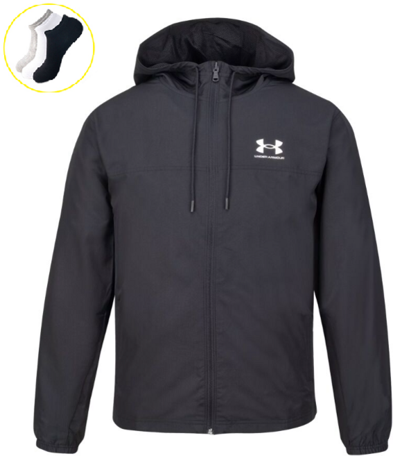 [국내매장판] 언더아머 UA 라이벌 우븐 윈드브레이커 바람막이 자켓 + 데일리양말 증정