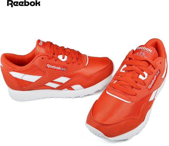 REEBOK 클래식 나일론 컬러 레드 화이트 CN7446