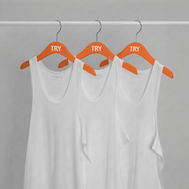 TRY 남자 런닝 순면 메리야스 3매세트 민소매 빅사이즈