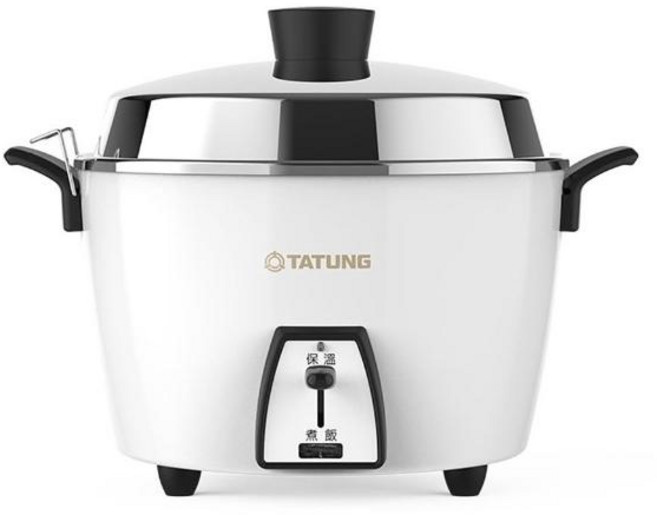 TATUNG大同 6人份不鏽鋼配件電鍋 TAC-06L-MCW, 白