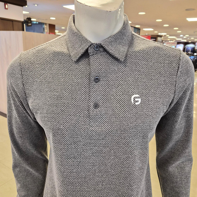 조르지오페리골프 NC울산점 점잔은카라티셔츠 잔격자무늬패턴 약기모 골프티셔츠 알상복으로좋아요