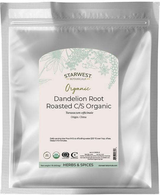 스타웨스트 볶은 민들레 뿌리 C/S, 1개, 453.6g, 1개입