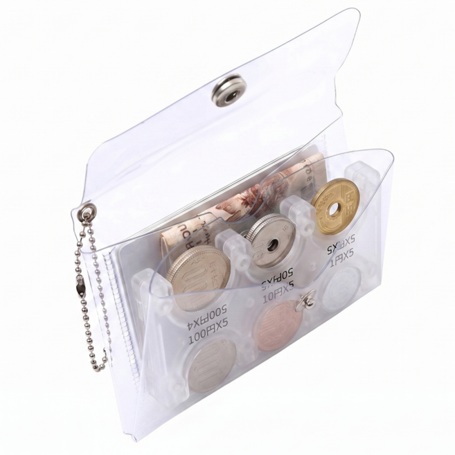 카스토리 2세대 일본 엔화 동전지갑 + 듀얼 파우치 세트