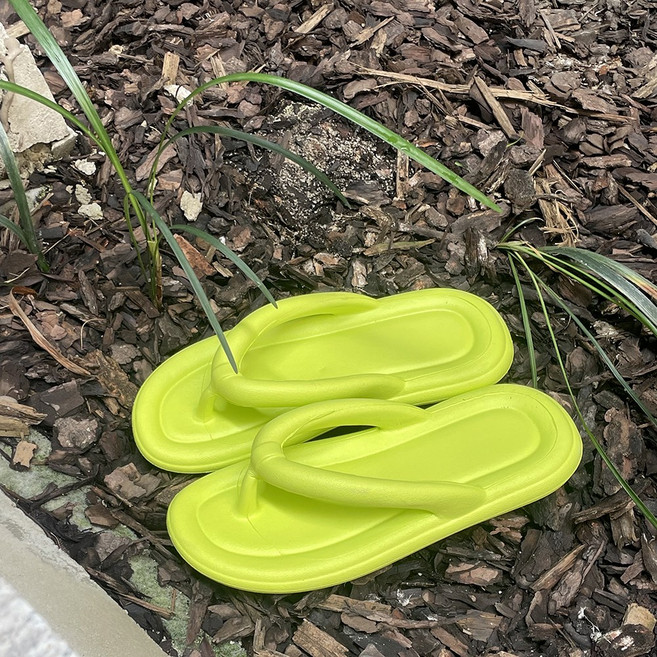 VANANA2 데일리 컬러풀 플립플랍 초경량 쿠션 쪼리 4color