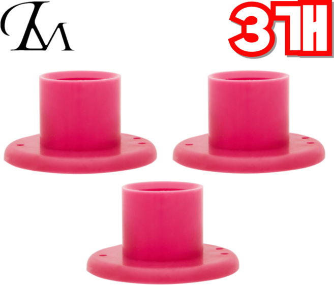 렌스메이트 파크골프티 파크볼티 고무티 파크골프용품, 핑크, 3개