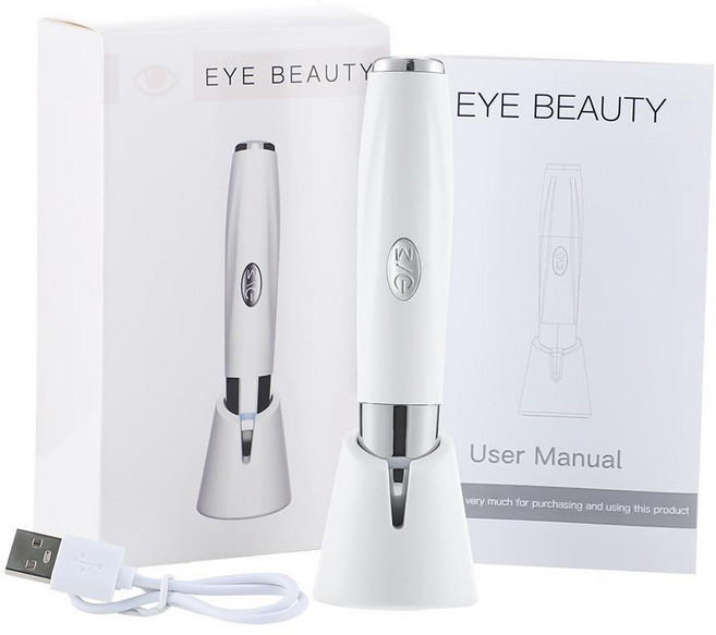 EYE BEAUTY 美眼儀 彩光離子導入儀 恆溫熱敷 便攜式, 白色, 白色