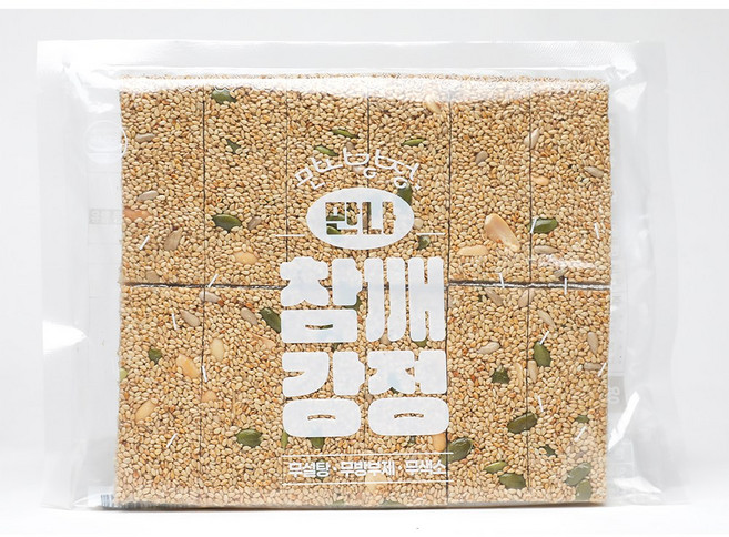 만나강정 9종 깨견과 강정 벌크 무설탕 무물엿 검정깨 참깨 들깨 건강 강정, 메밀, 1개, 200g