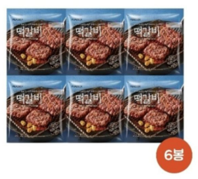 [피코크]떡갈비 450g 6봉, 4세트