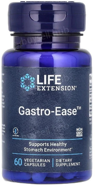 라이프 익스텐션 Gastro-Ease 베지캡슐 60정, 1개 - 쿠팡