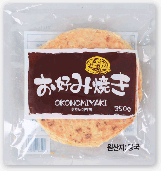 오지상구루메 해물 오코노미야끼 350g 오꼬노미야끼 에어프라이어 조리, 1개