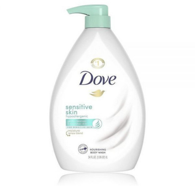 도브 바디워시 센스티브, 1kg, 1개