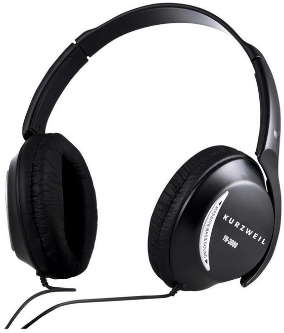 영창 커즈와일 디지털피아노 헤드폰 YH3000 전자피아노 헤드셋, 블랙, YH-3000