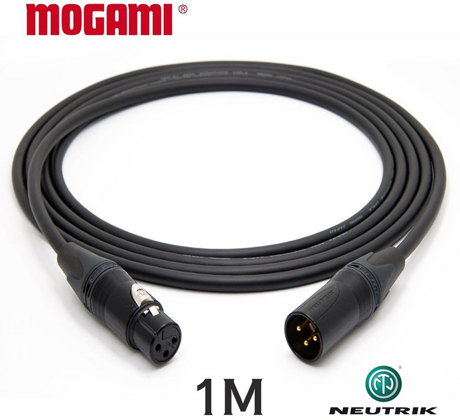 모가미 MOGAMI 2534 XLR + XLR 뉴트릭 골드 마이크 케이블 / 길이선택, 1개
