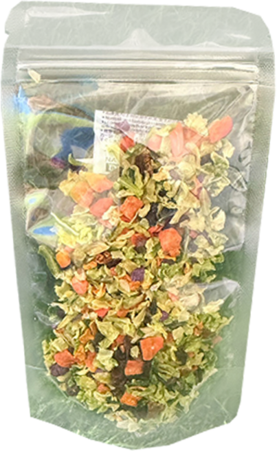 【台灣製】小動物綜合蔬菜 倉鼠蔬菜零食 倉鼠營養蔬菜 倉鼠蔬果點心 小寵零食 倉鼠點心, 1個, 綜合蔬菜(原裝大包)30g, 30g