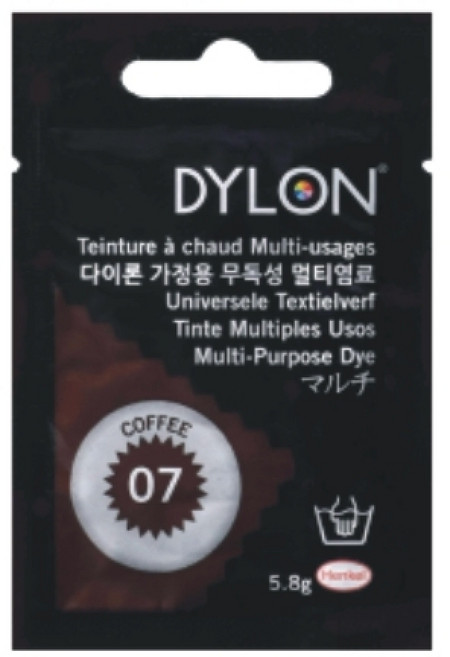 다이론 멀티염료 의류 옷 면소재 패브릭 섬유 염색약 물감>>공예용염료, 07 커피