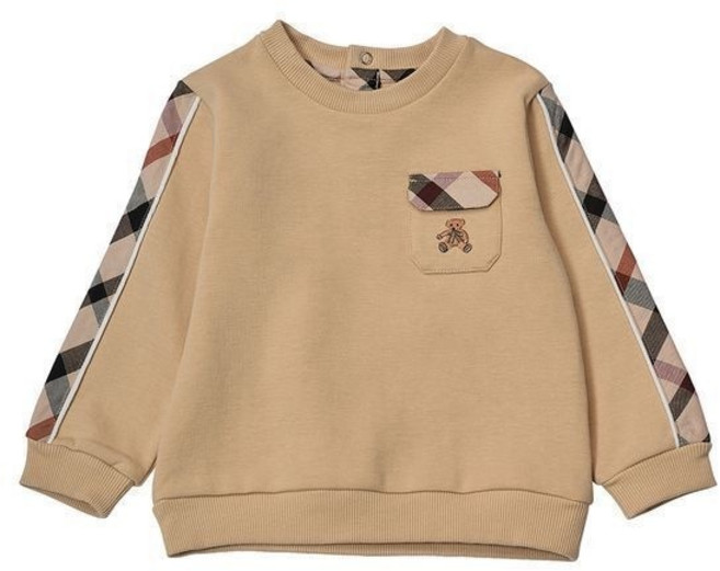 [백화점정품] [백화점정품] 닥스베이비 하우스체크 블럭 맨투맨 라이트베이지 EVF25TM02M LBP402693985 고급스러운 클래식