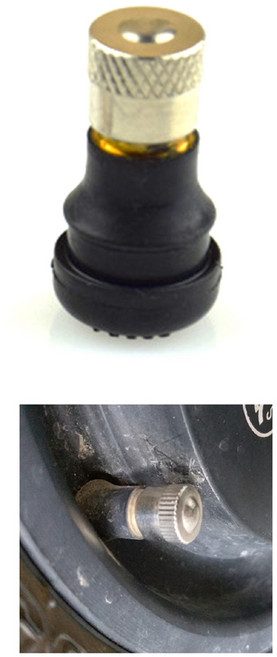 나인봇 미니 타이어 밸브 구찌 슈레더 공기주입구, 블랙, 1개, 나인봇 구찌