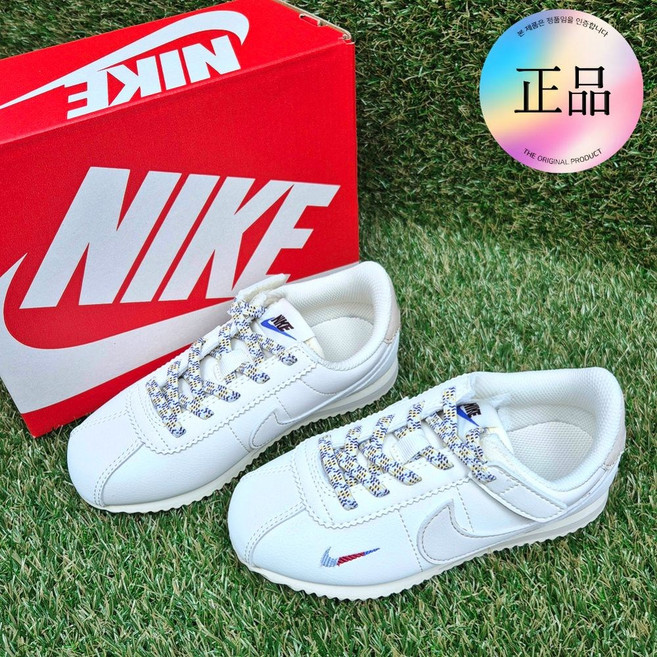 나이키 키즈 리틀키즈 소프트펄 아이보리 코르테즈 이지온 PS 아동화 패션화 [국내매장판 A/S가능]