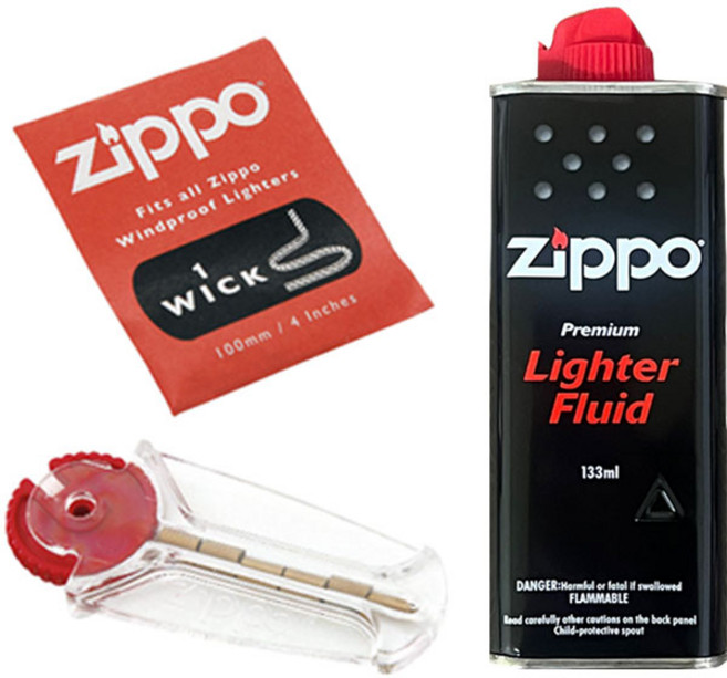 ZIPPO 지포라이터오일 심지 돌 SET