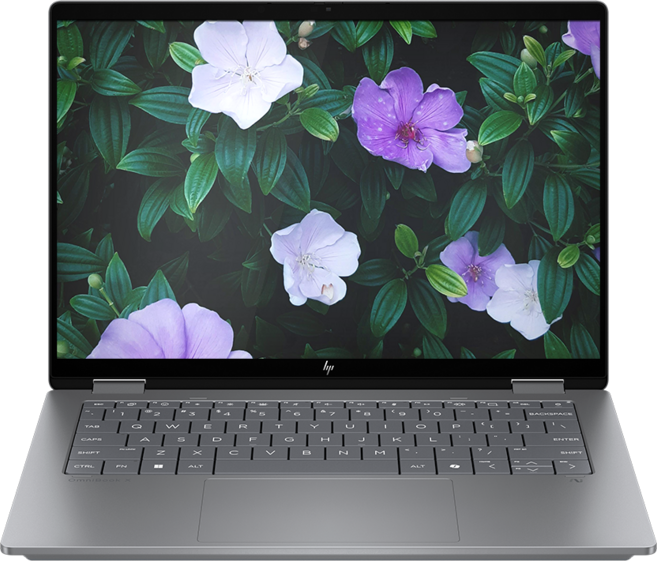 HP 2025 옴니북 X 플립 14 코어Ultra7, Meteor Silver, 512GB, 32GB, WIN11 Home, 14-fm0051TU