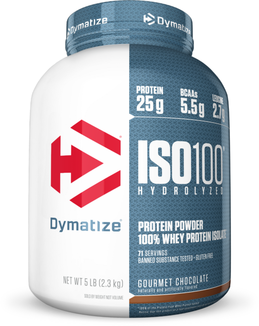 Dymatize ISO100乳清蛋白粉, Gourmet Chocolate, 2.3kg