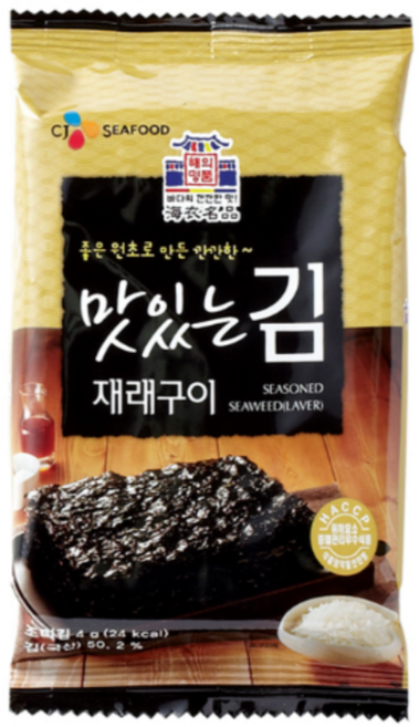 맛있는 김 재래구이 64G 4G X 16봉 CJ씨푸드, 1개