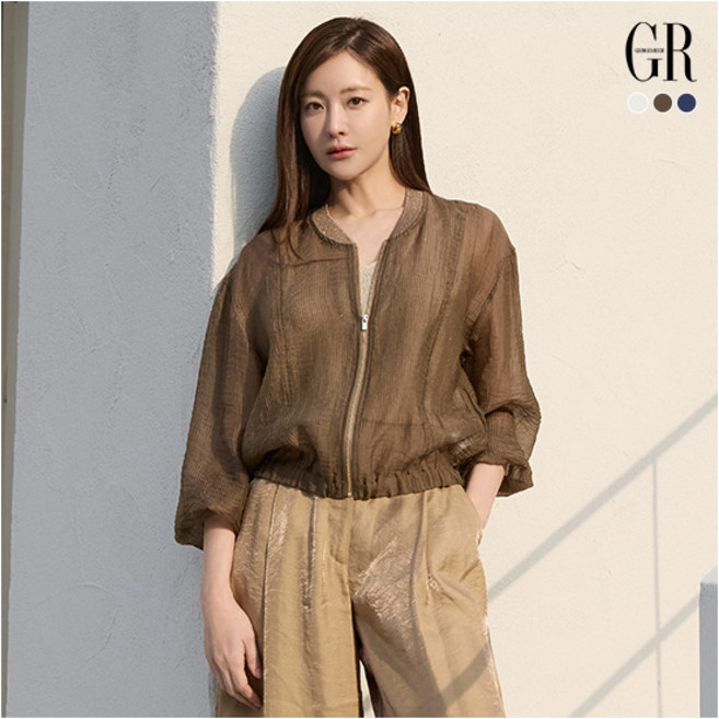 [조르쥬 레쉬] (26SS) 블렌디드 시스루 집업 자켓 3종