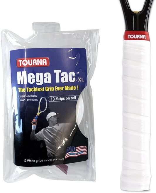 투나 테니스 오버그립, 10개, 화이트