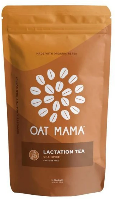 오트 마마 수유 차: 차이 스파이스 신생아 모유 지원 우유 공급 증가에 도움이 되는 유기농 허브 여성 소유 티백 14개, 14 Count (Pack of 1), Lactation Tea: Chai Spice - 쿠팡