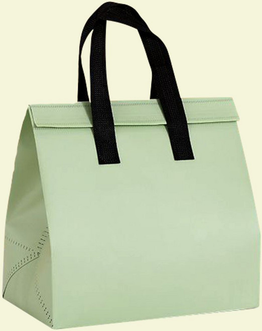 smileorange 보냉가방 보냉백 도시락 보냉백(미니/소형/중형/대형) 은박 보온보냉 테이크아웃 커피 쿨러백 일회용/재사용 아이스가방, 10개, 아보카도