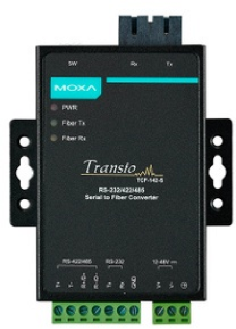 MOXA TCF-142-M-ST RS-232/422/485 轉光纖轉換器, 1個