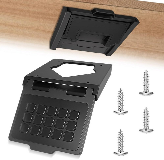 CINROPE Elgato Stream Deck MK.2용 접이식 언더 데스크 마운트 장착 나사 포함 Elgato Stream Deck MK.2용 액세서리, CINROPE Elgato Stream Deck MK.