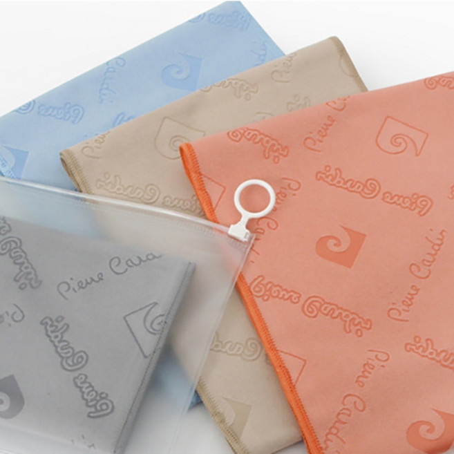 피에르가르뎅 극세사 스포츠타월, 회색 4매, 4개